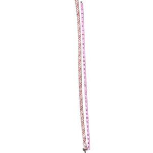 Pink Floral Dog Leash With Metal Hook 45 Inches Long